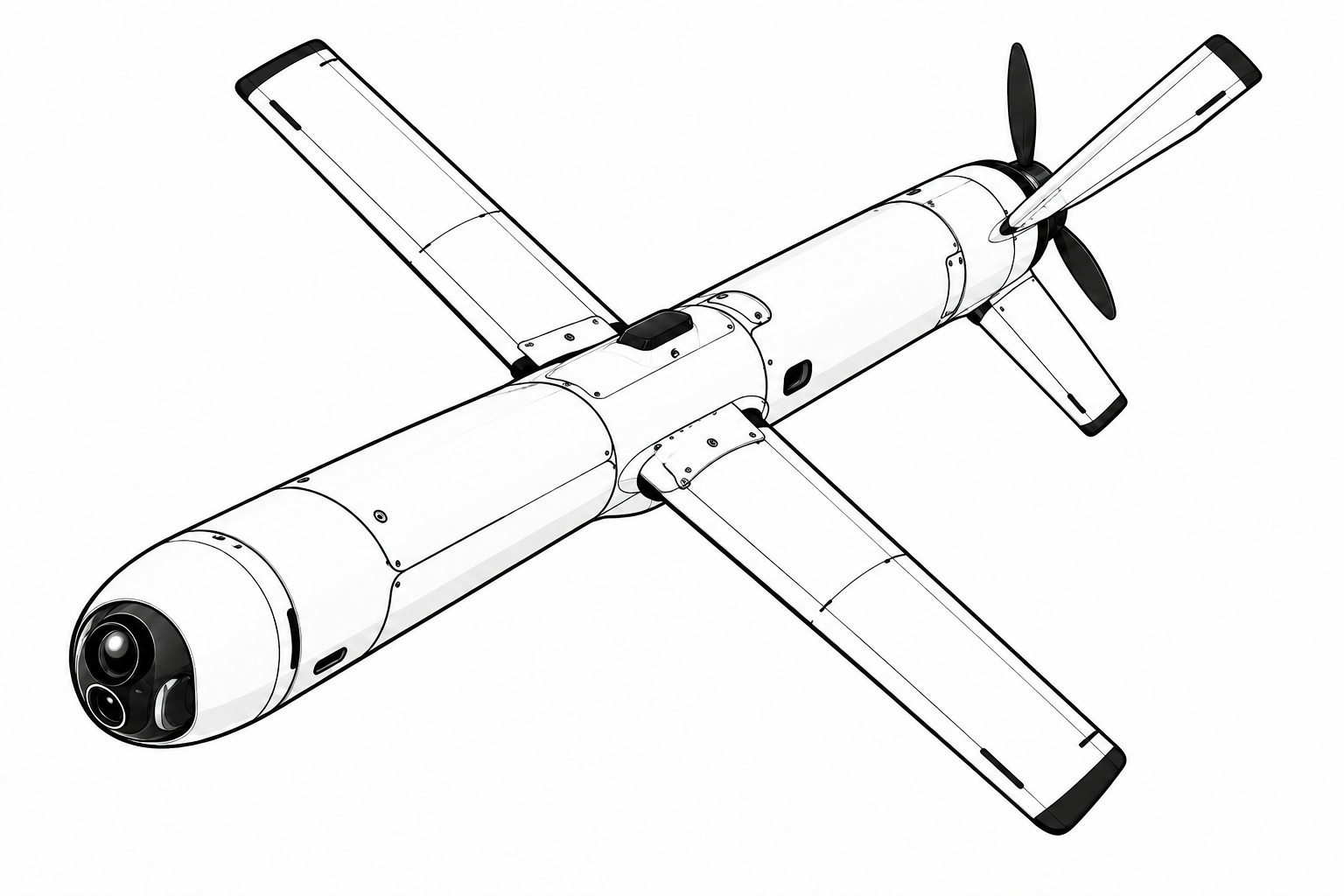 Hero 30 military drone profile image